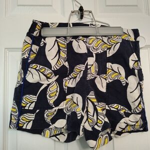 J. Crew Patterned Linen Shorts